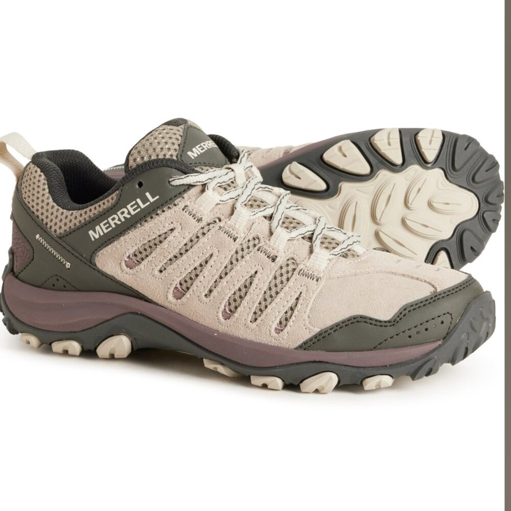 Merrell Crosslander 3 hiking shoes, new in box antler/silver color size 11